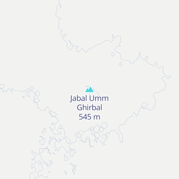 Map of Jabal Umm Ghirbal