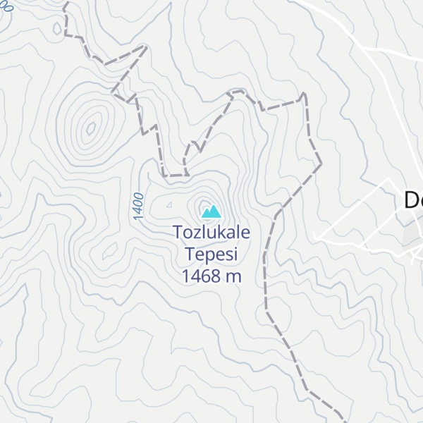 Map of Tozlukale Tepesi