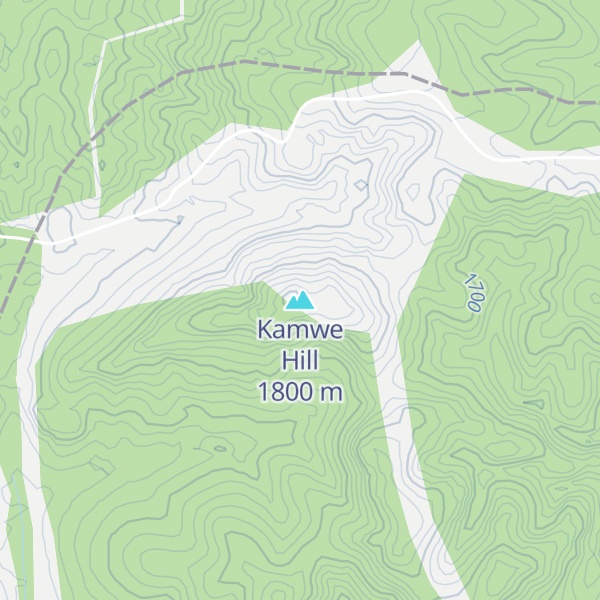 Map of Kamwe Hill