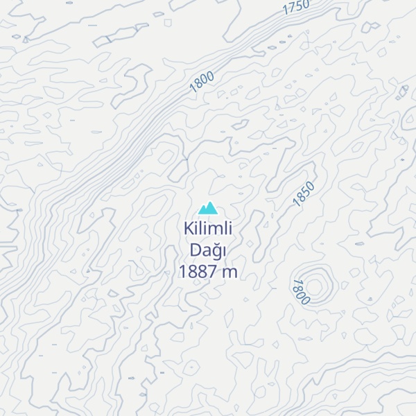 Map of Kilimli Dağı