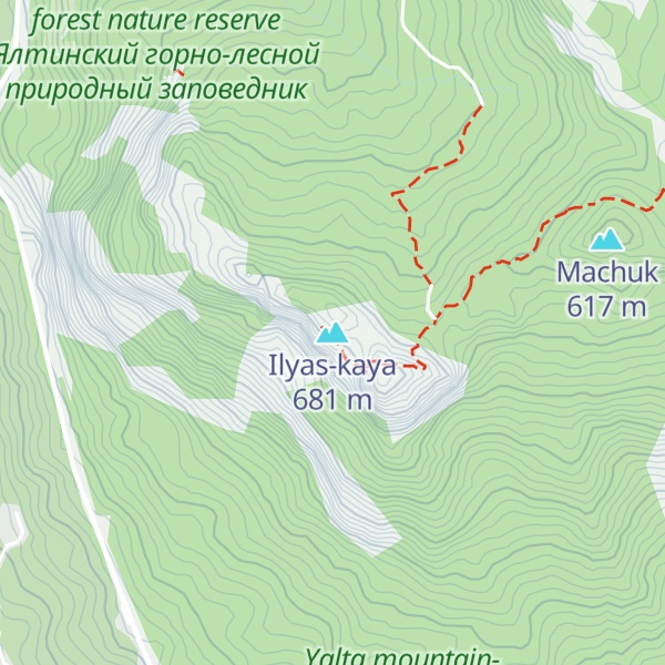 Map of Ilyas-kaya