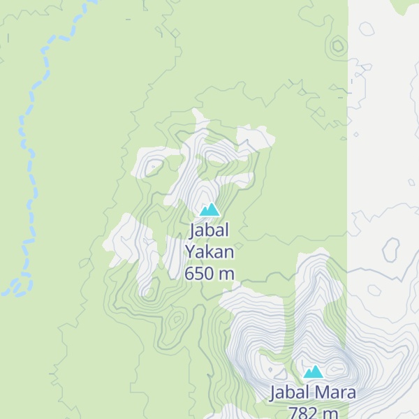 Map of Jabal Yakan