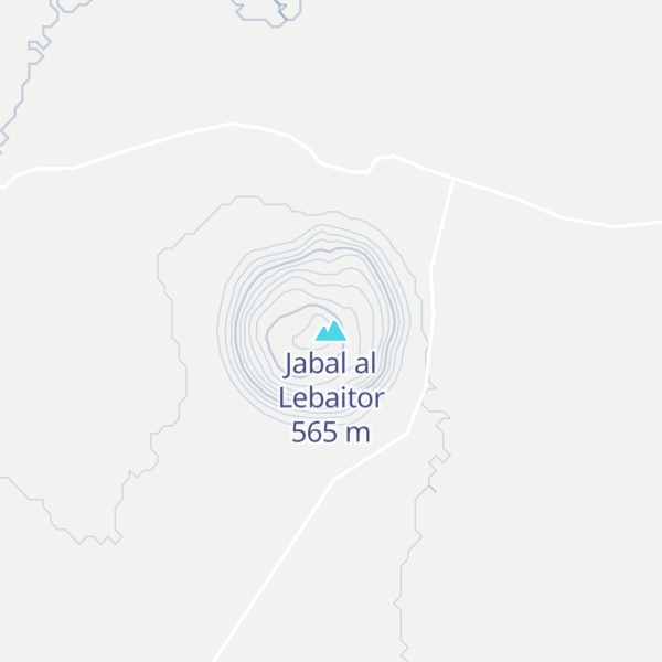 Map of Jabal al Lebaitor