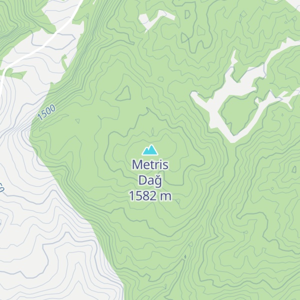 Map of Metris Dağ