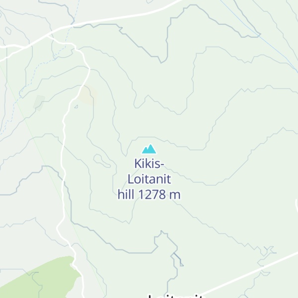 Map of Kikis-Loitanit hill