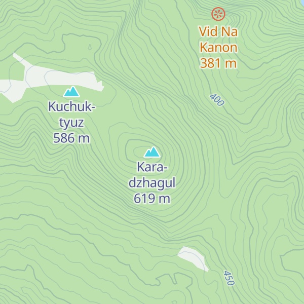 Map of Kara-dzhagul
