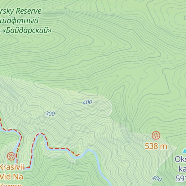 Map of Ustra-bair