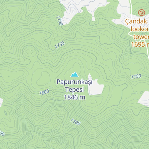 Map of Papurunkaşı Tepesi