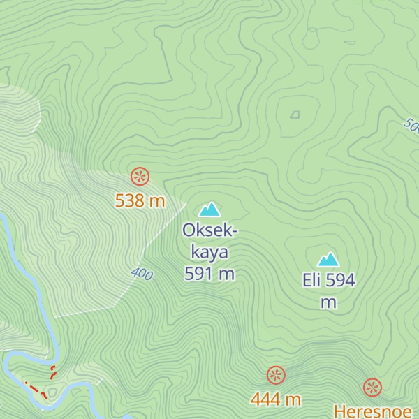 Map of Oksek-kaya