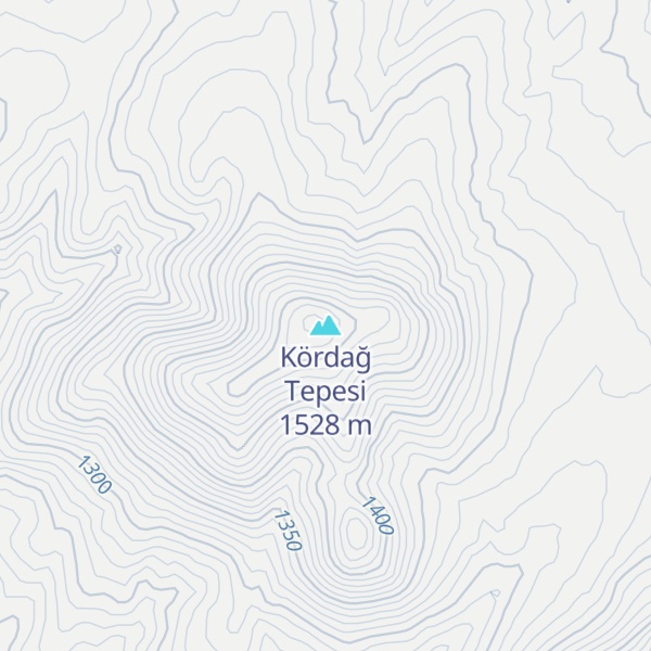 Map of Kördağ Tepesi