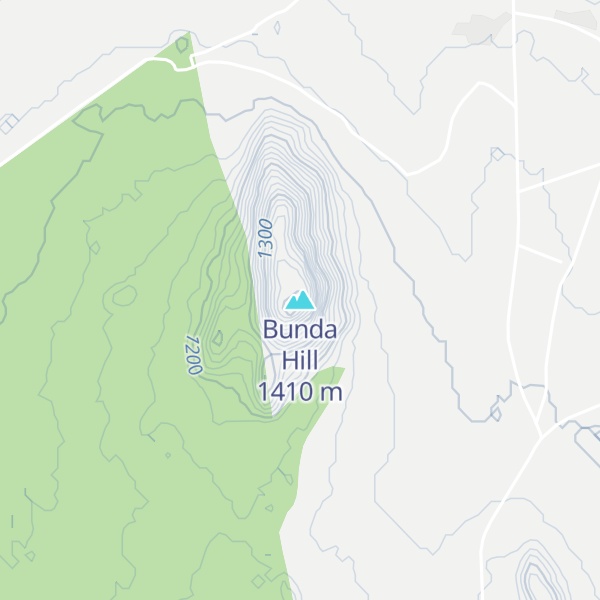 Map of Bunda Hill