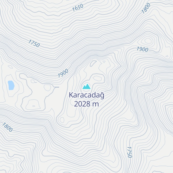 Map of Karacadağ