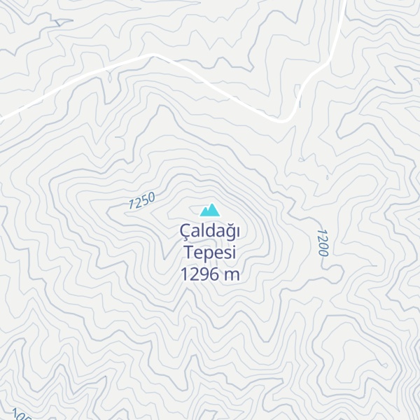 Map of Çaldağı Tepesi