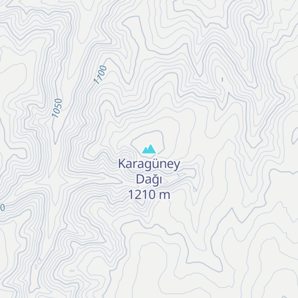 Map of Karagüney Dağı