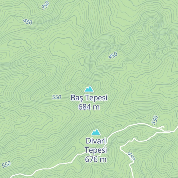 Map of Baş Tepesi