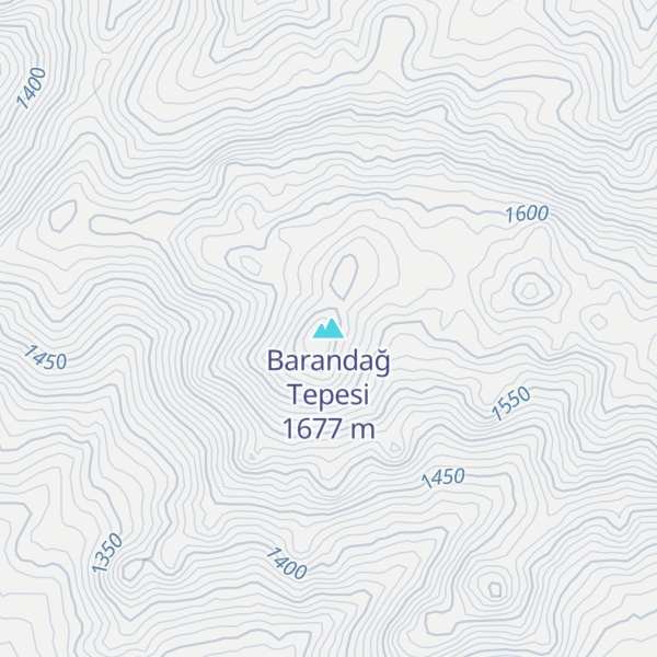 Map of Barandağ Tepesi