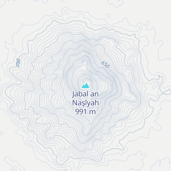 Map of Jabal an Naşīyah