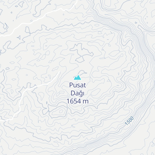 Map of Pusat Dağı