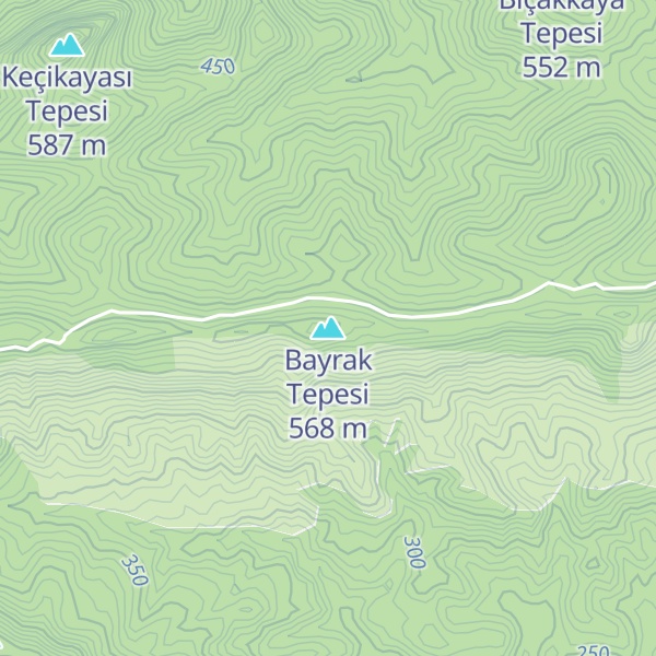 Map of Bayrak Tepesi