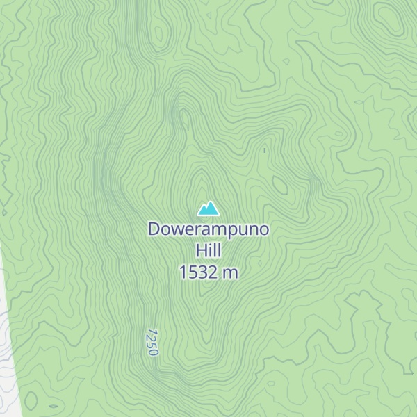 Map of Dowerampuno Hill
