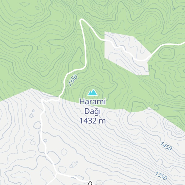 Map of Harami Dağı