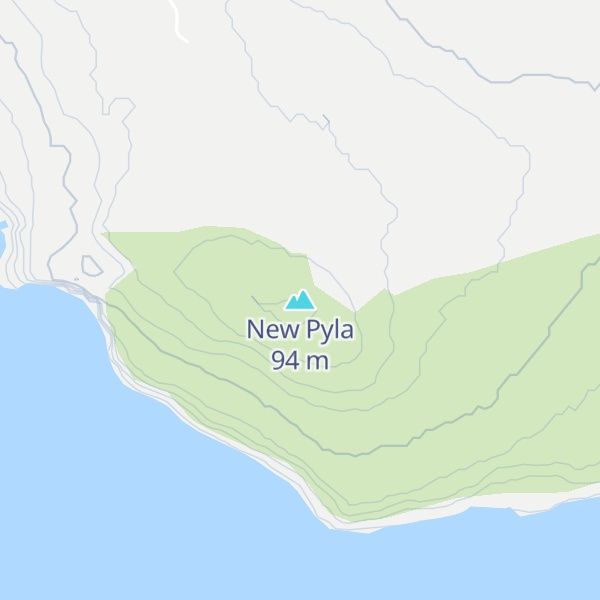 Map of New Pyla