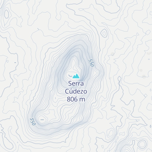 Map of Serra Cúdezo