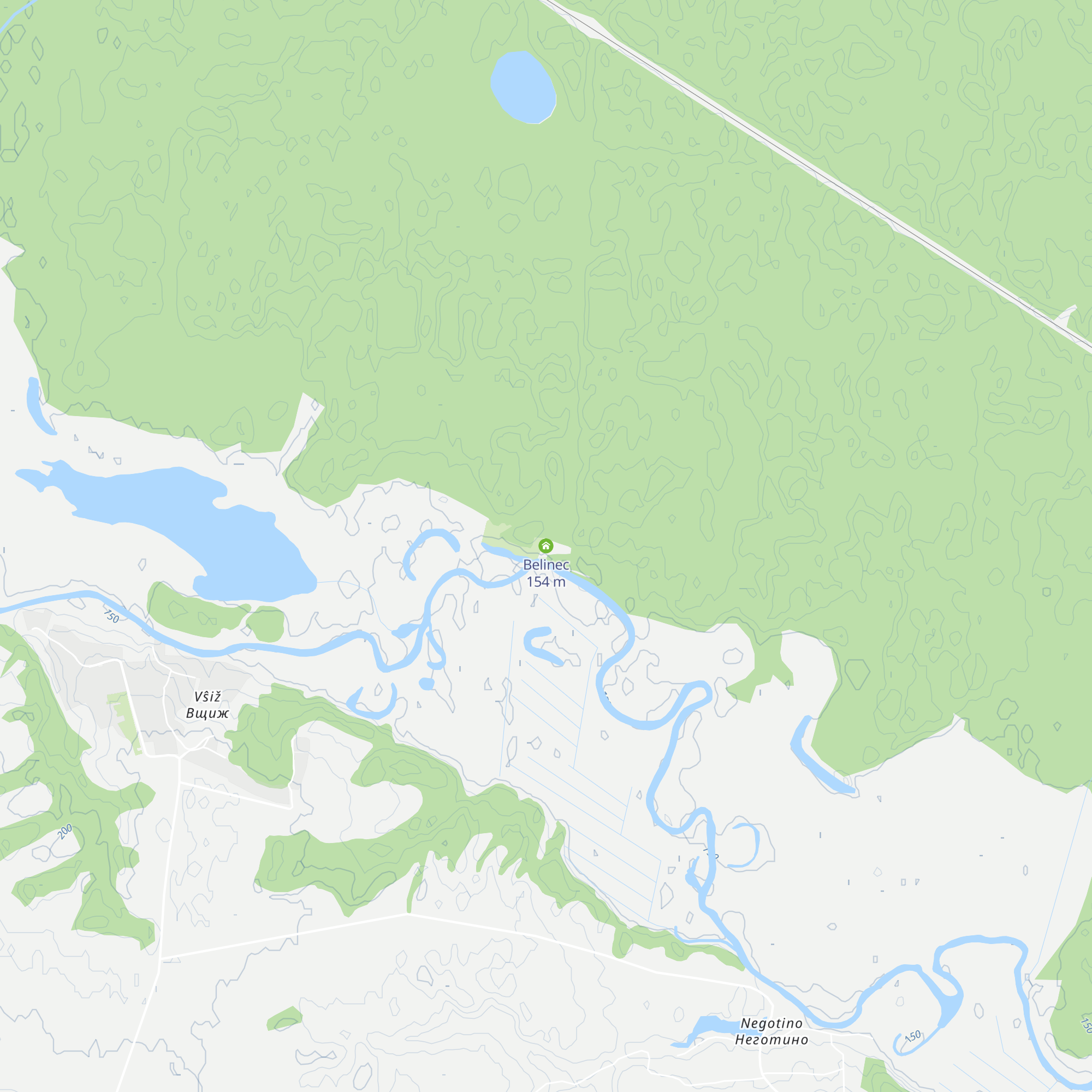 Belinec map