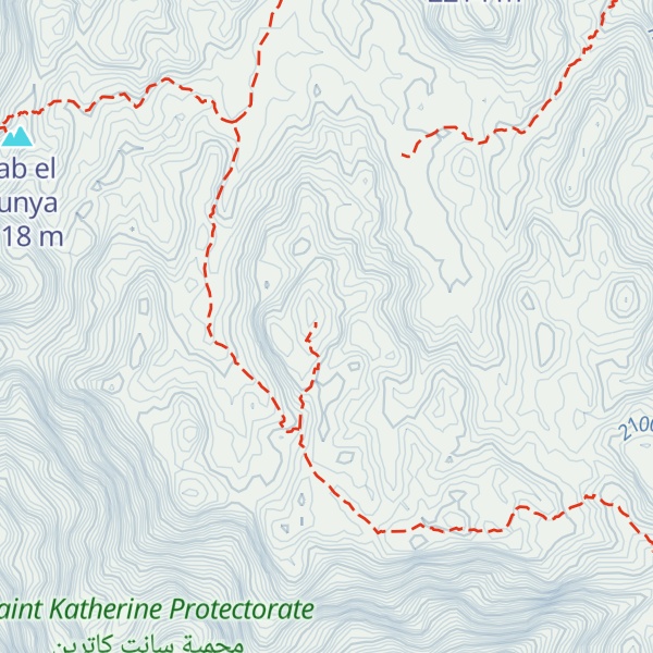Map of Jebel Abu Qassab