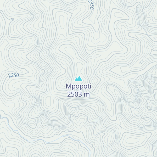 Map of Mpopoti