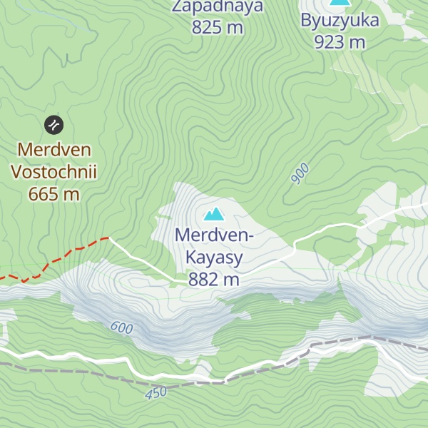 Map of Merdven-Kayasy