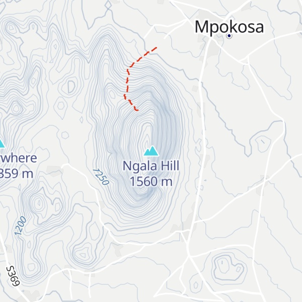 Map of Ngala Hill