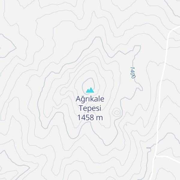 Map of Ağrıkale Tepesi