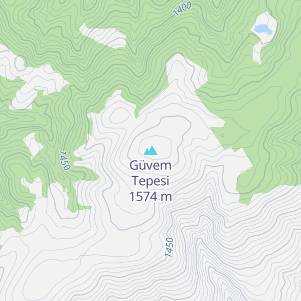 Map of Güvem Tepesi