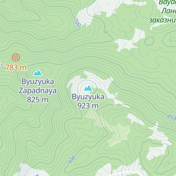 Map of Byuzyuka
