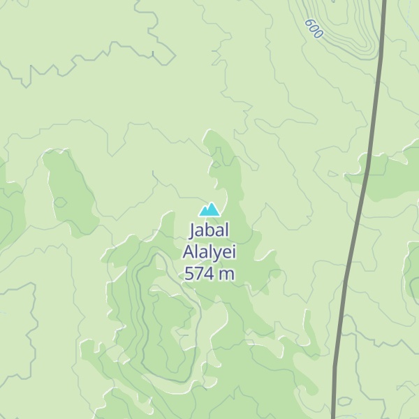 Map of Jabal Alalyei