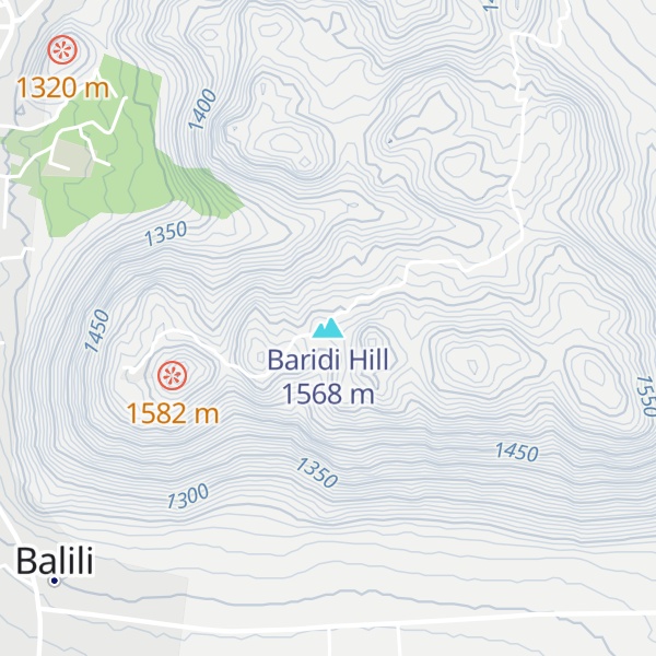Map of Baridi Hill