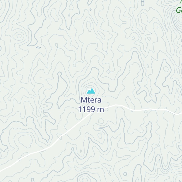 Map of Mtera