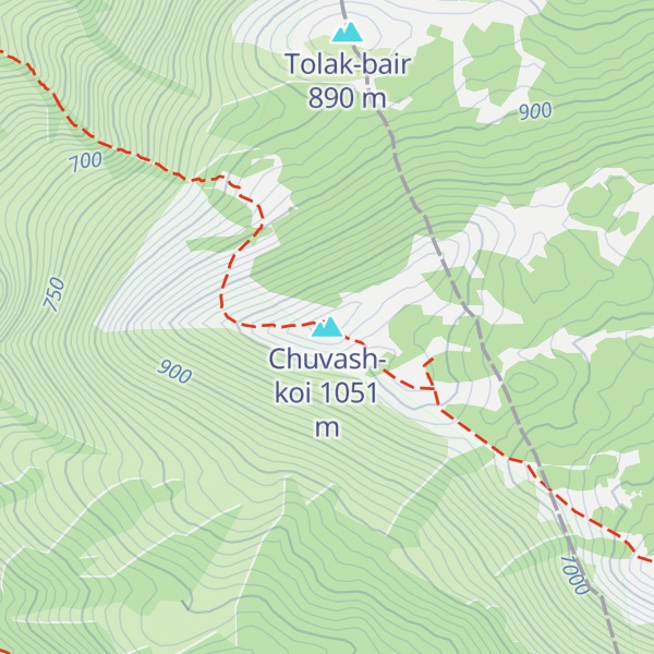 Map of Chuvash-koi