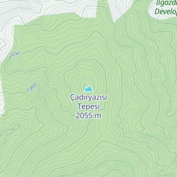 Map of Çadıryazısı Tepesi