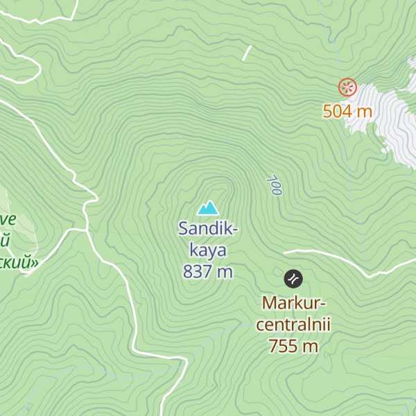 Map of Sandik-kaya