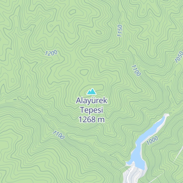 Map of Alayürek Tepesi