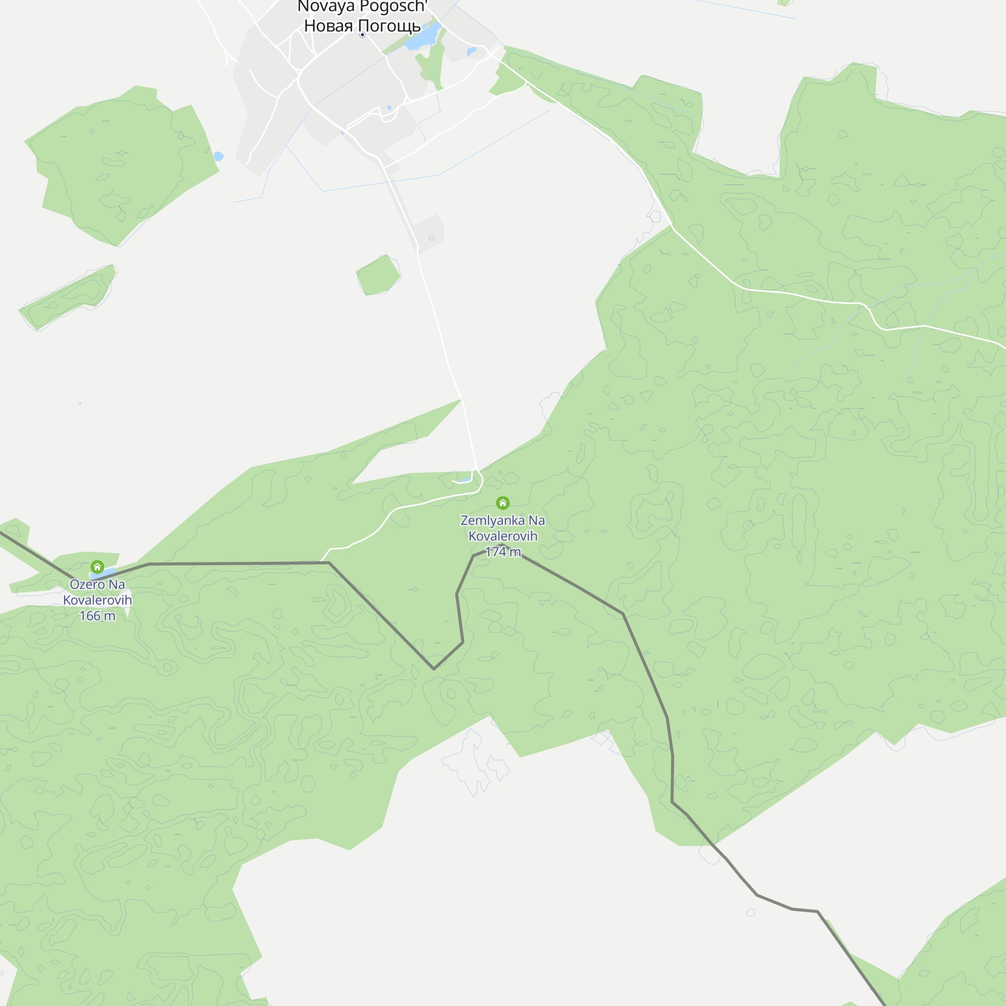 Zemlyanka Na Kovalerovih map