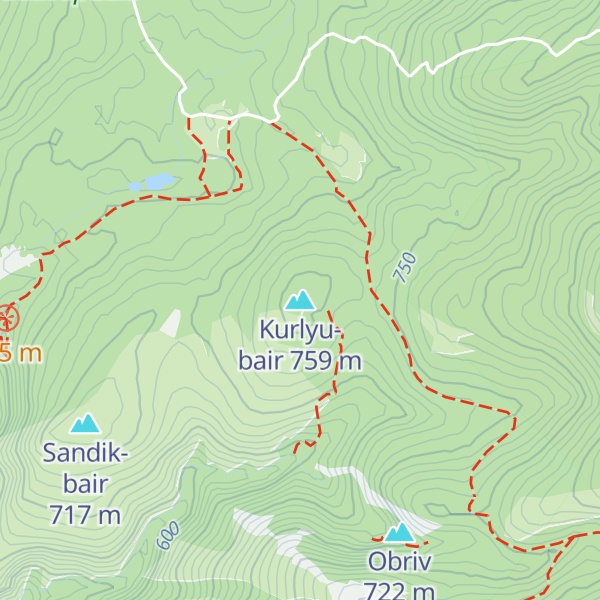 Map of Kurlyu-bair