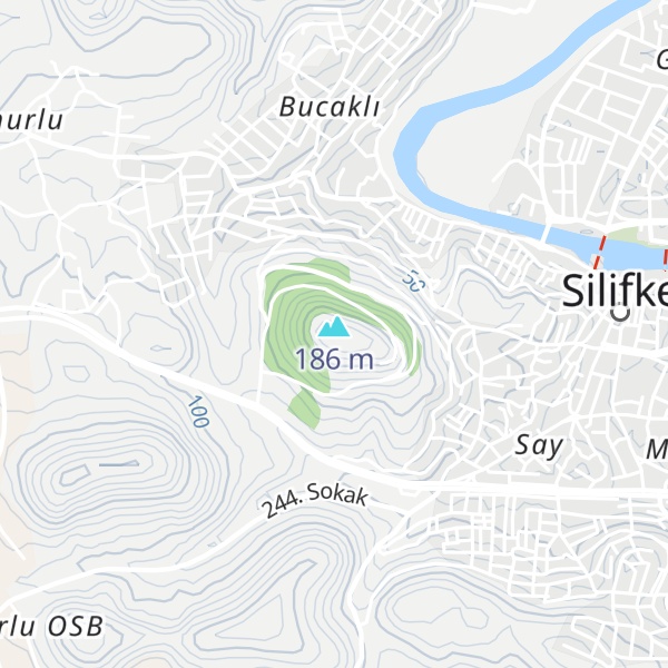 Map of Castle of Silifke