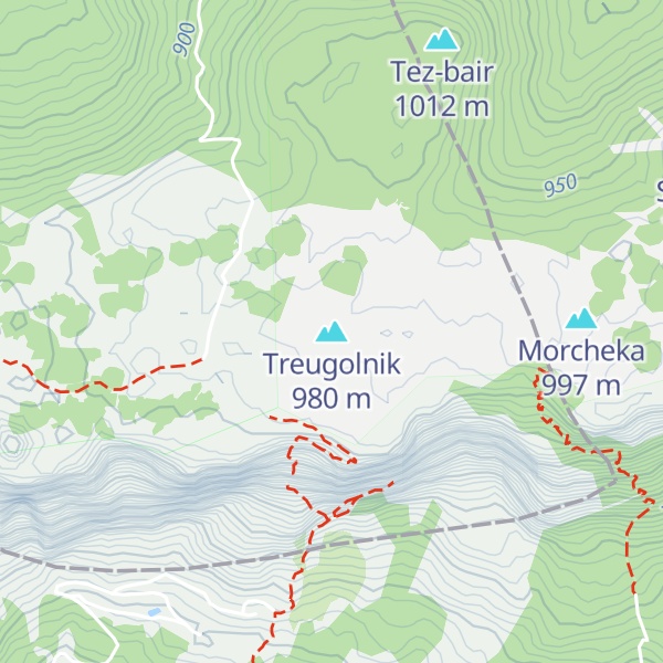 Map of Treugolnik