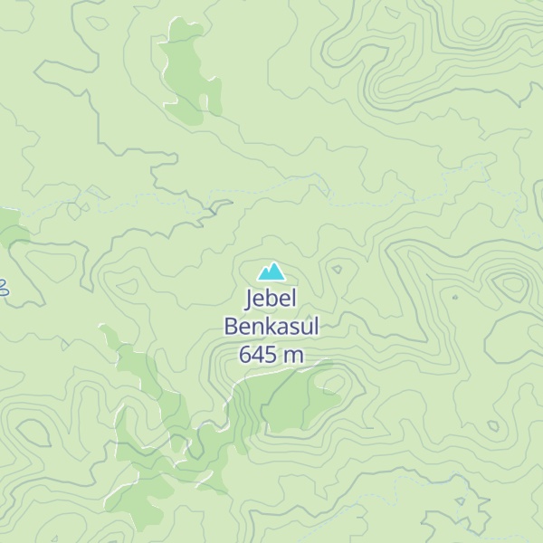 Map of Jebel Benkasul