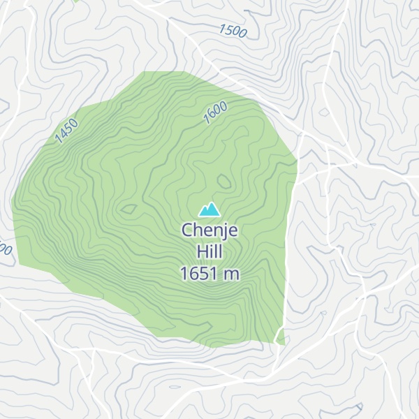 Map of Chenje Hill