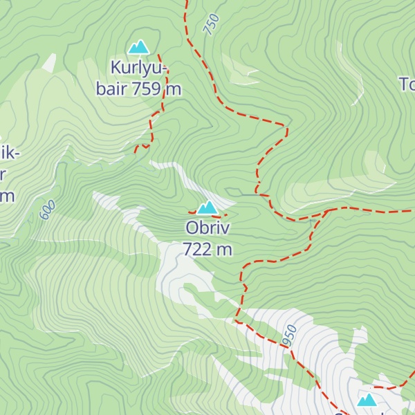 Map of Obriv