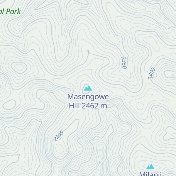 Map of Masengowe Hill